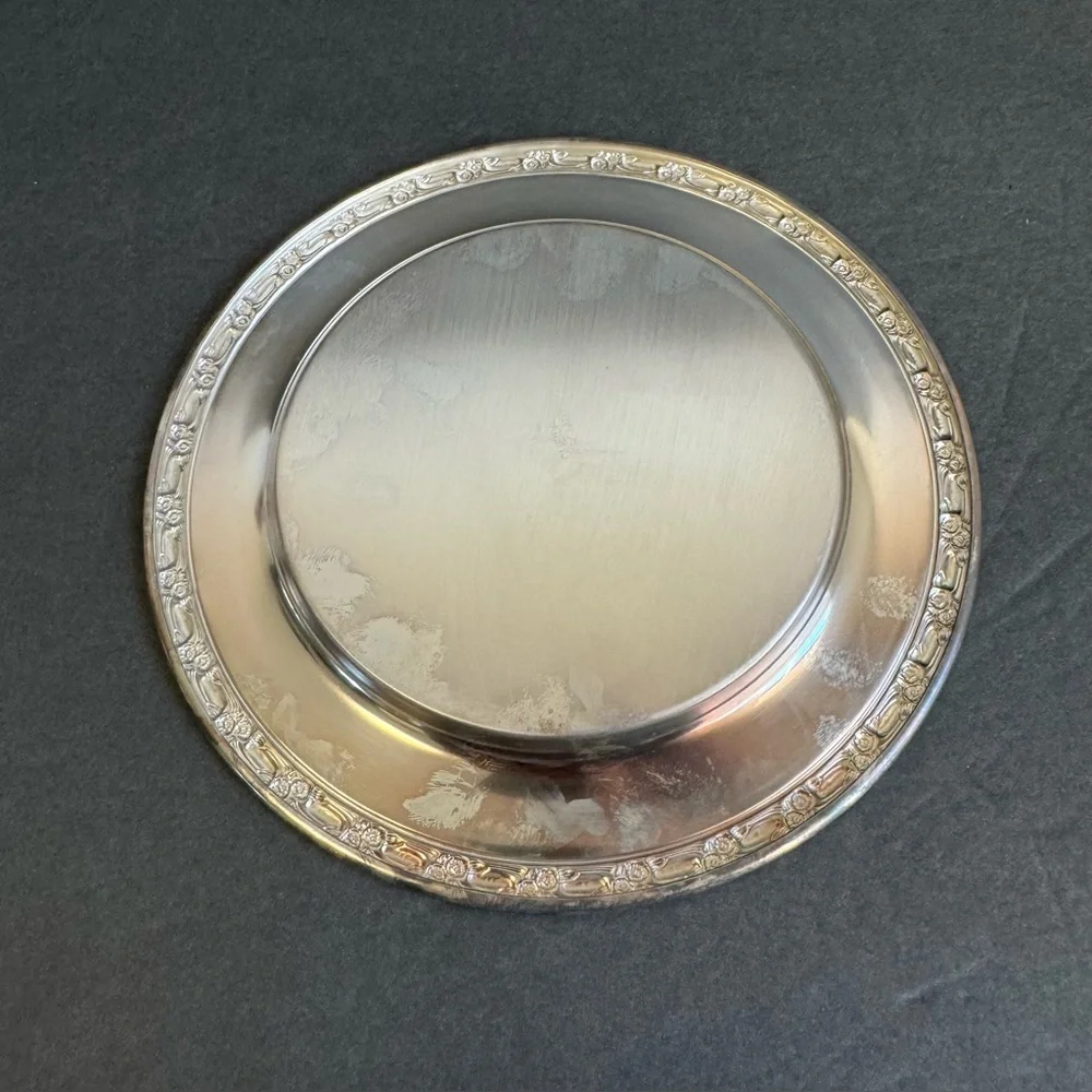 Oneida Great Seal Of The‎ State Idaho Vintage Silver Plate Presentation Tray